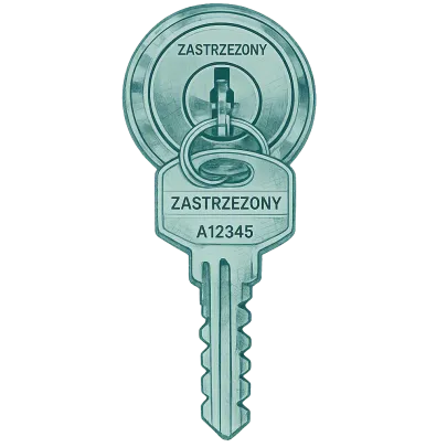 zastrzeżone/prawnie chronione