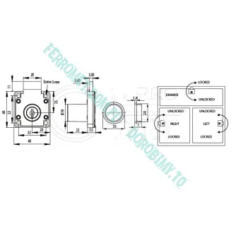 Zamek SISO CL-X850 - 2