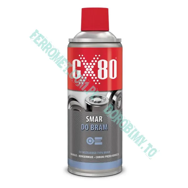 CX80 Smar do bram w sprayu