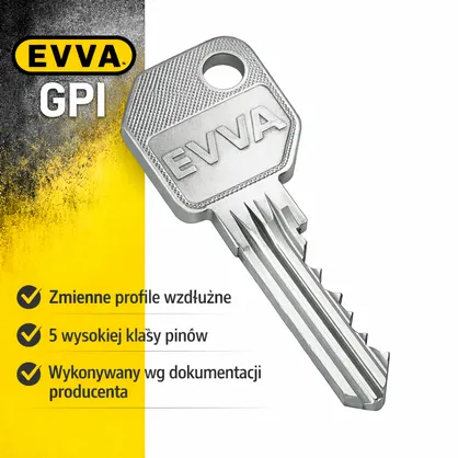 Dorobienie klucza EVVA GPI