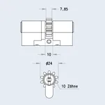 Wkładka atestowana EVVA MCS modułowa - 3