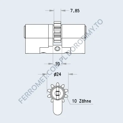 Wkładka atestowana EVVA MCS modułowa - 3