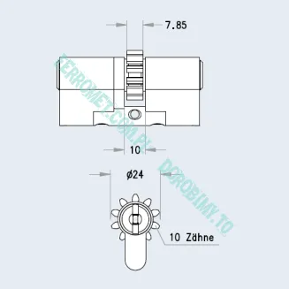Wkładka atestowana EVVA MCS modułowa - 3