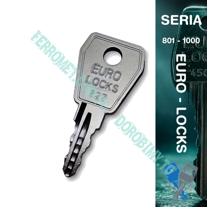 Dorobienie klucza EURO-LOCKS serii 801 - 1000