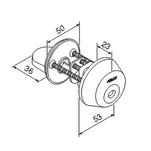 Cylinder ABLOY PROTEC2 - 4