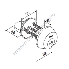 Cylinder ABLOY PROTEC2 - 4