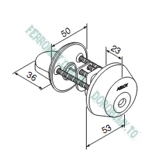Cylinder ABLOY PROTEC2 - 4