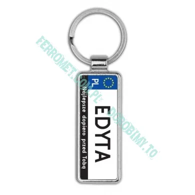 Brelok do kluczy - EDYTA