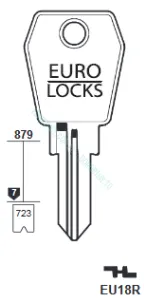 Klucz EURO-LOCKS K5271 - K6291 - 2
