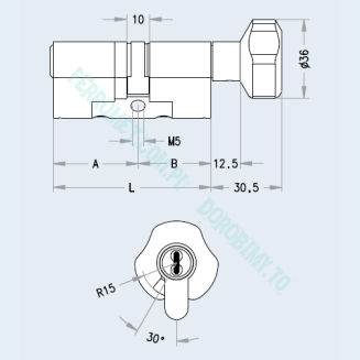 Wkładka atestowana EVVA ICS modułowa - 2