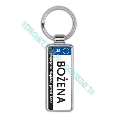 Brelok do kluczy - BOŻENA