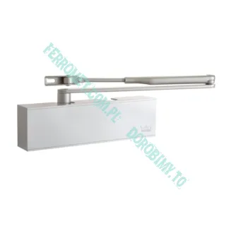 Samozamykacz Dormakaba TS71 w srebrnym wykończeniu  – model Classic Line o sile EN 3–4