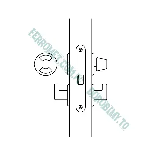 Zamek wpuszczany ABLOY 4291 WC - 3