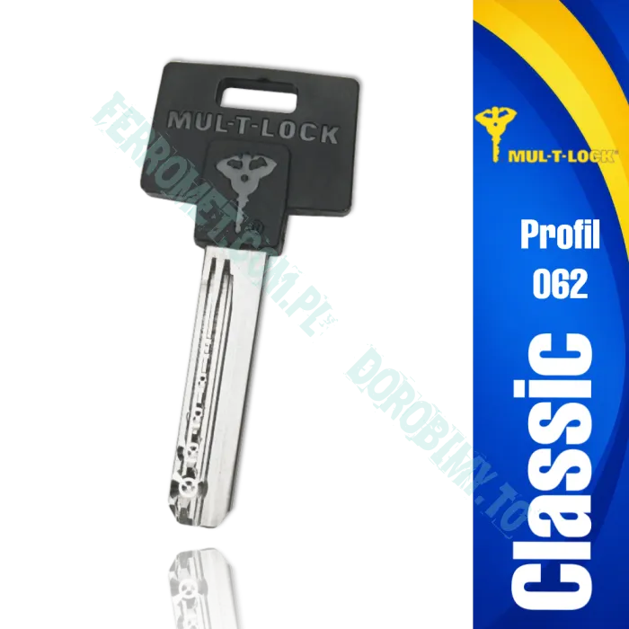 Odkryj innowacyjną technologię Mul-T-Lock Classic – zabezpieczenia cylindryczne najwyższej klasy. Idealne połączenie trwałości, nowoczesności i ochrony przed kopiowaniem.

technologia Mul-T-Lock Classic, zaawansowane zabezpieczenia cylindryczne, klucz patentowy, ochrona przed kopiowaniem kluczy, cylindry wysokiego bezpieczeństwa, Mul-T-Lock bezpieczeństwo, niezawodny system zamków, system zapadkowy Mul-T-Lock, innowacyjne zamki, klucze bezpieczeństwa Mul-T-Lock.

Technologia Mul-T-Lock Classic oferuje niezawodne i zaawansowane zabezpieczenia cylindryczne, zapewniając najwyższy poziom bezpieczeństwa. Dzięki opatentowanemu systemowi wielowarstwowych zapadek oraz precyzyjnym kluczom, Classic to wybór profesjonalistów i użytkowników indywidualnych ceniących trwałość, niezawodność i ochronę przed kopiowaniem. Prezentowany klucz na eleganckiej platformie podkreśla nowoczesny design i zaawansowaną inżynierię.