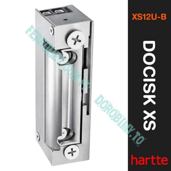 Elektrozaczep BIRA seria Hartte XS12U-B do drzwi prężących