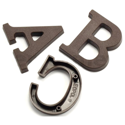 Litery A-Z do oznakowania posesji, 62 mm