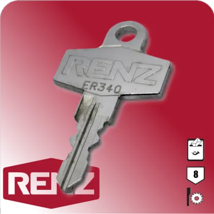 Klucz do Euroskrzynki RENZ – Kody ER1–ER500