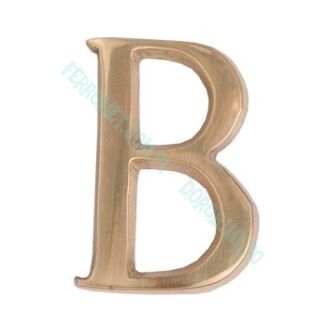 Mosiężne litery A-Z do oznakowania posesji, 10 cm - 2