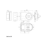 Zamek wierzchni GERDA ZN 200 - 9