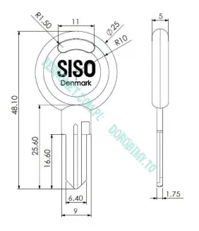 Dorobienie klucza SISO seria B00-B99 - 3