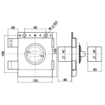 Atestowany zamek wierzchni GERDA TYTAN ZX - 5